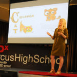 Bailey Heard speaking at TEDx Marcus High School