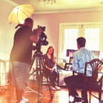 Bailey at the interview at her house